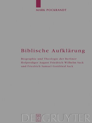 cover image of Biblische Aufklärung